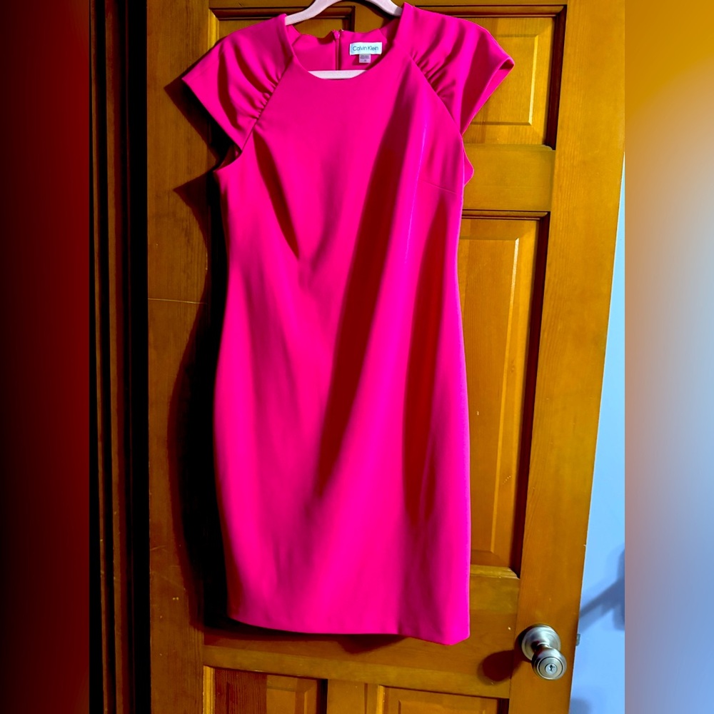 Calvin Klein Elegant Pink Dress, Size 10
